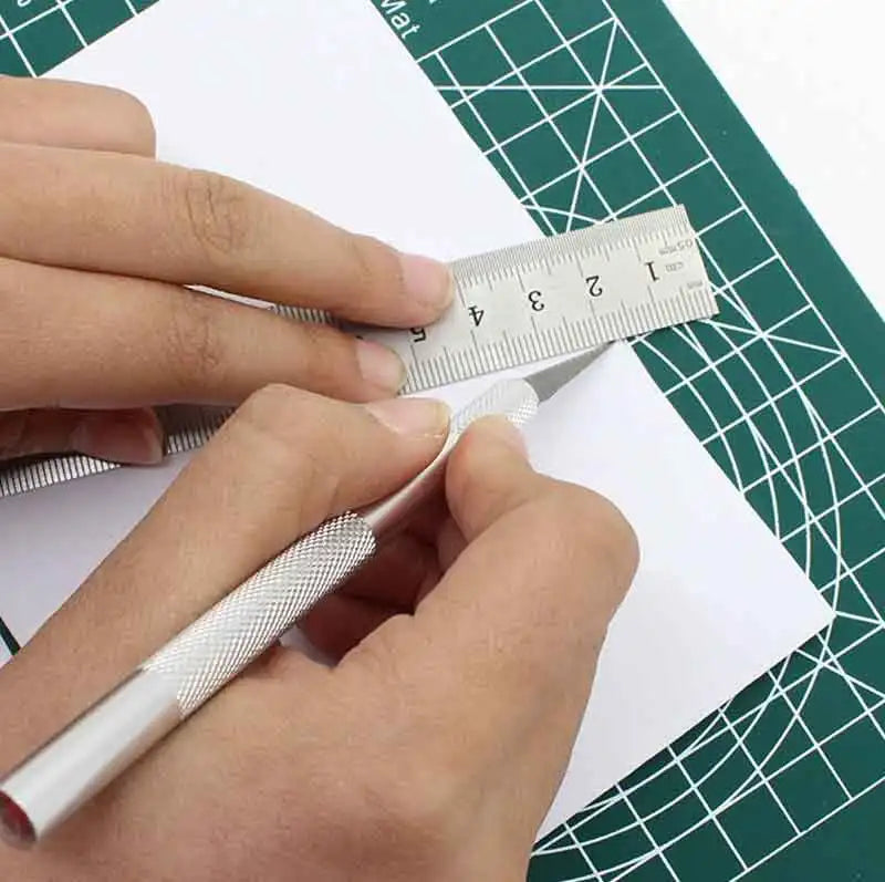Precision Craft Knife Kit | Non-Slip Aluminum + 5 Blades Precision Craft Knife QXL