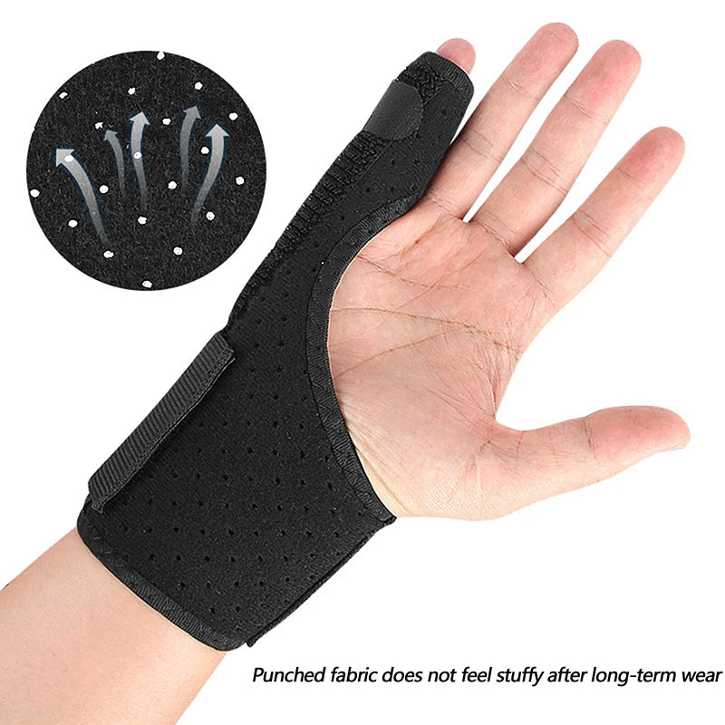 Little Finger Splint & Wrist Support Strap | Aluminum Guard Finger Splint Brace QXL