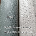 1mm Ostrich-Embossed Cowhide Leather Sheet | Grey & White DIY Craft Leather Sheet QXL WHITE 30x40cm China Mainland