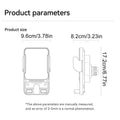 15W Wireless Car Phone Holder | Auto-Clamp Air Vent Mount Wireless Car Phone Mount QXL Black