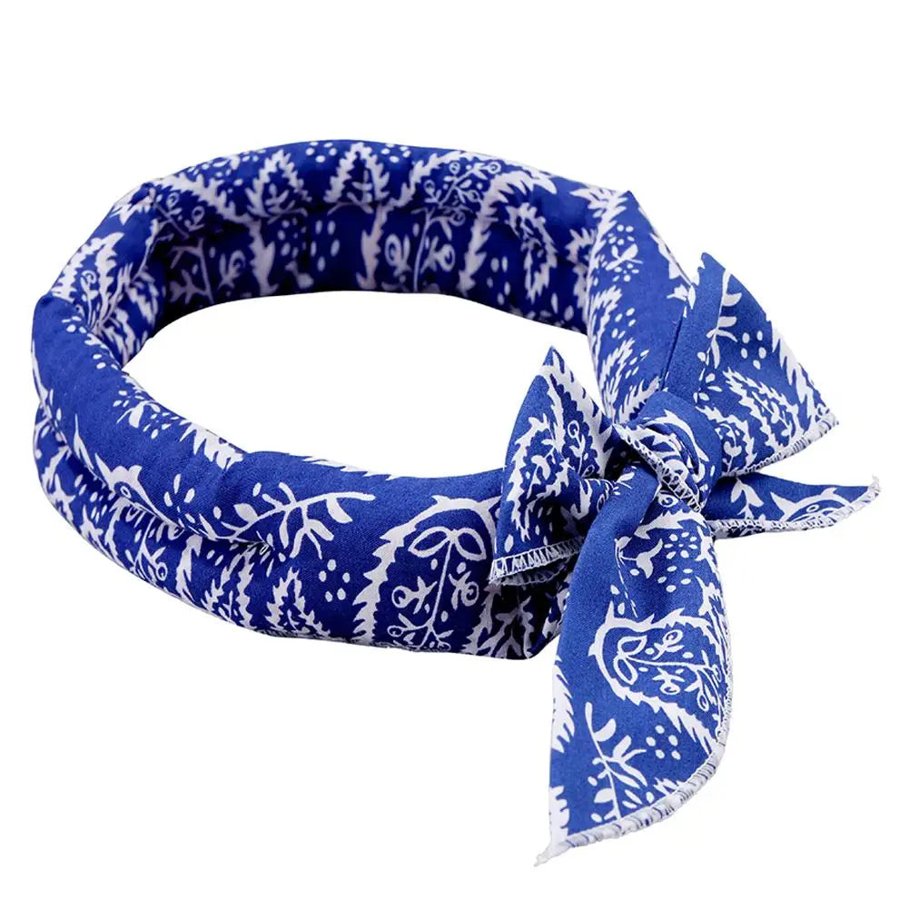 Pet Cooling Scarf for Dogs & Cats | Summer Neck Wrap Bandana Pet Cooling Bandana QXL B