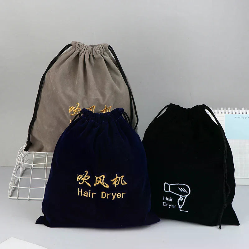 Hair Dryer Storage Bag | Drawstring Dust Cover Organizer Hair Dryer Storage Bag QXL