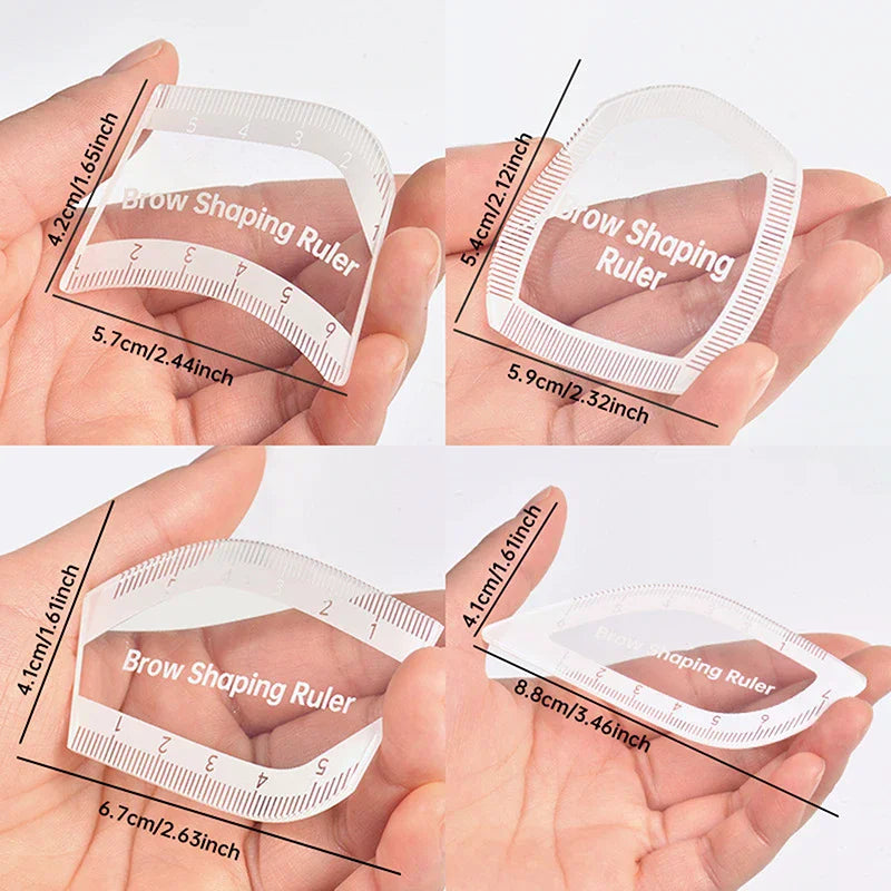 Brow Mapping Ruler – Eyebrow Shaping & Microblading Stencil Eyebrow Mapping Ruler QXL