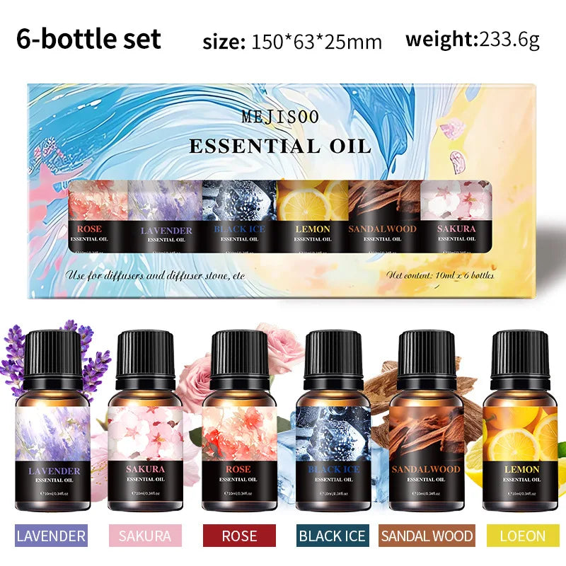 Summer Ocean Essential Oil Set | 6-Piece Diffuser Oils – QXL Aromatherapy Essential Oils QXL 6-piece set 10ml
