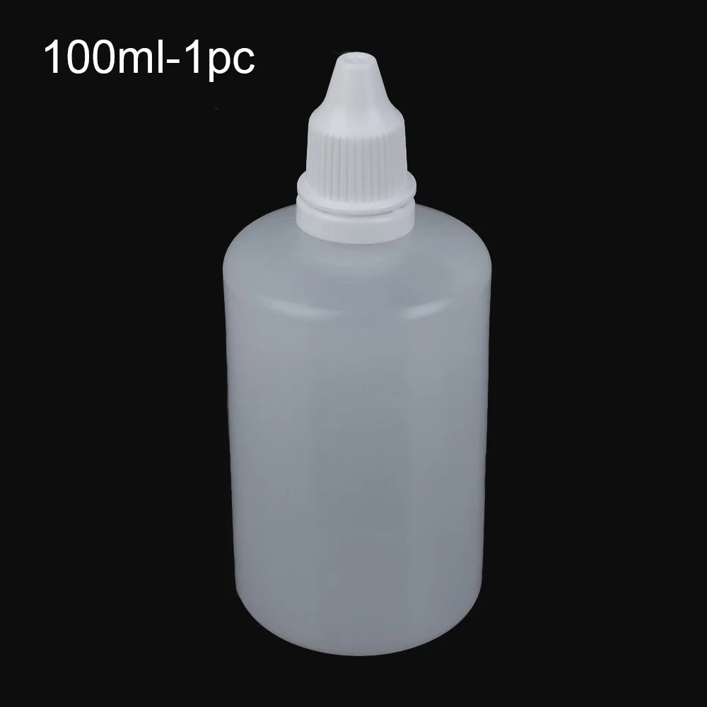 Empty Plastic Squeeze Dropper Bottles 5–100ml | Refillable Refillable Dropper Bottle QXL 100ml-1pc