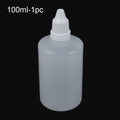 Empty Plastic Squeeze Dropper Bottles 5–100ml | Refillable Refillable Dropper Bottle QXL 100ml-1pc