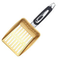 Stainless Steel Cat Litter Scoop | Anti-Stick Long Handle Cat Litter Scoop QXL A3