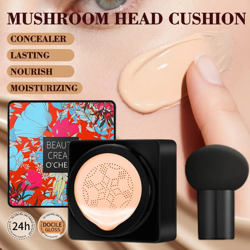 Mushroom Head Air Cushion BB Cream | Full Coverage Foundation Air Cushion Foundation QXL Default Title