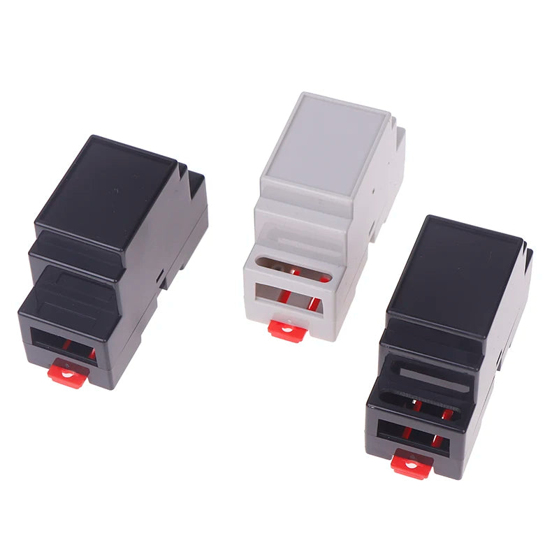 DIN Rail Plastic Project Enclosure 88×37×59mm | 4 Colours DIN Rail Enclosure QXL