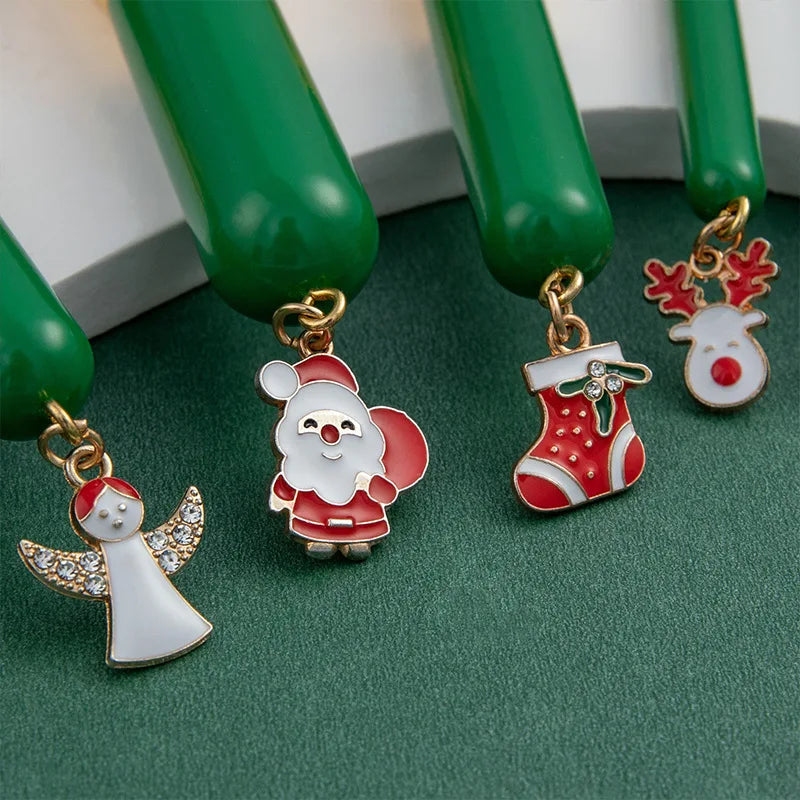 8-Pc Mini Christmas Makeup Brush Set | Holiday Beauty Gift Makeup Brush Set QXL