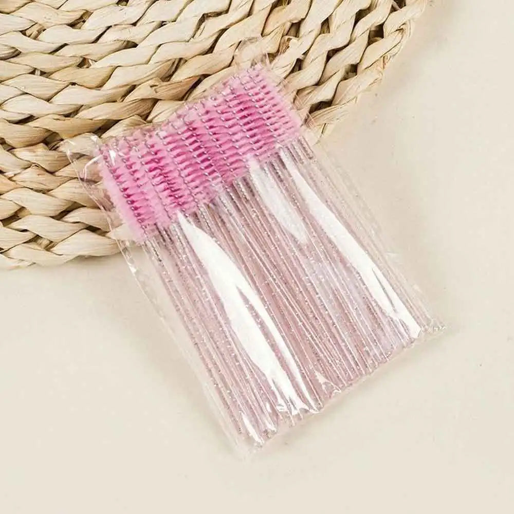 100-Pack Disposable Mascara Wands & Eyebrow Spooler Brushes Disposable Mascara Wands QXL