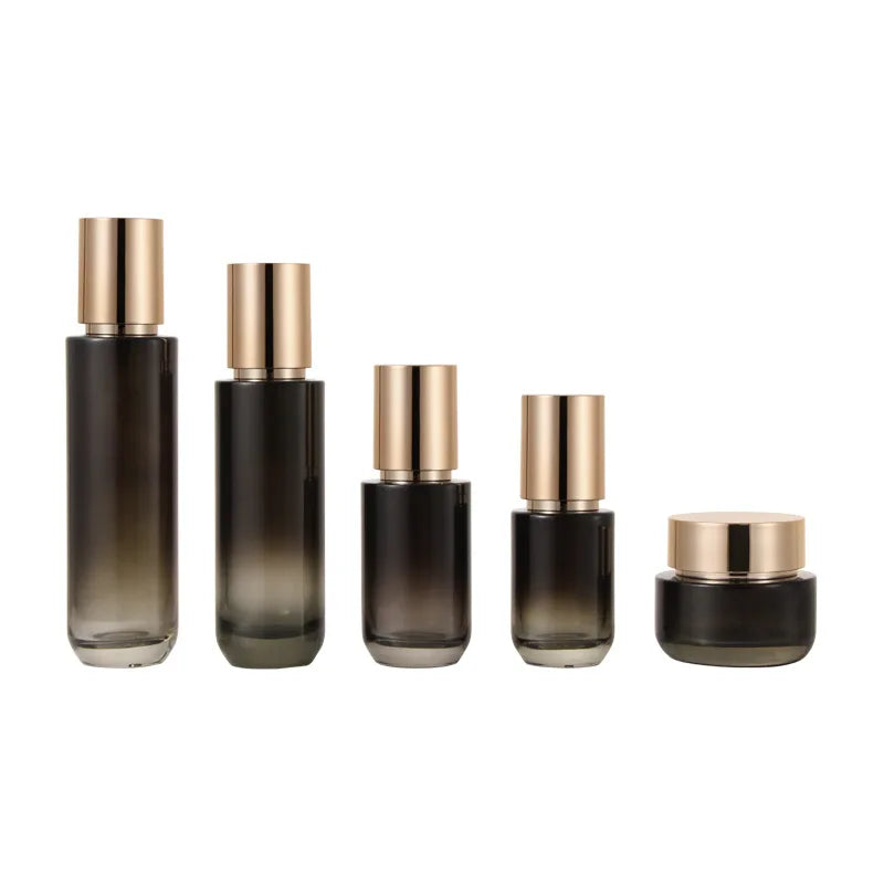 Glass Refillable Cosmetic Bottle – Spray, Jar & Lotion Cosmetic Packaging Bottle QXL