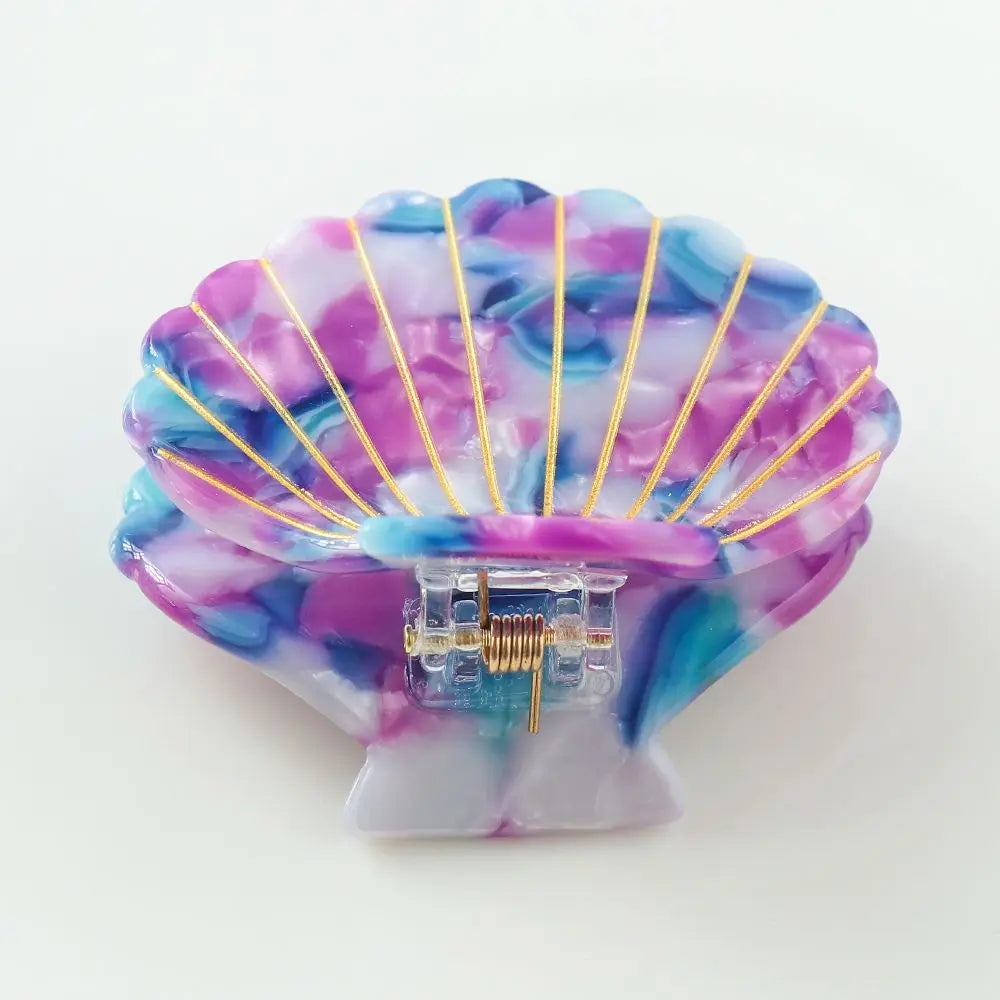 Shell Hair Claw Clip | Acrylic Resin Women's Hair Accessory Hair Claw Clip QXL
