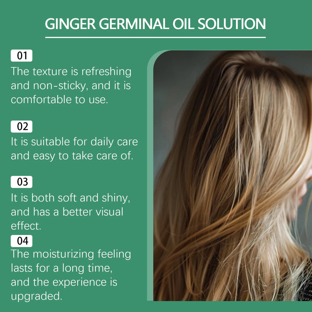 HOEGOA Ginger Hair Growth Serum – Scalp Treatment 30ml Hair Growth Serum QXL