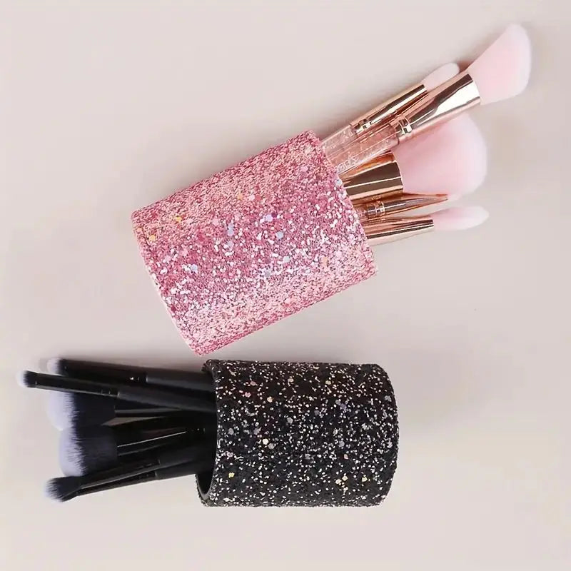 Bling Makeup Brush & Nail Art Pen Holder – Desk Organizer Makeup Brush Holder QXL