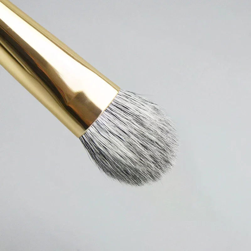 Goat Hair Blush Brush | Natural Bristle Blusher & Bronzer Tool Blush Makeup Brush QXL