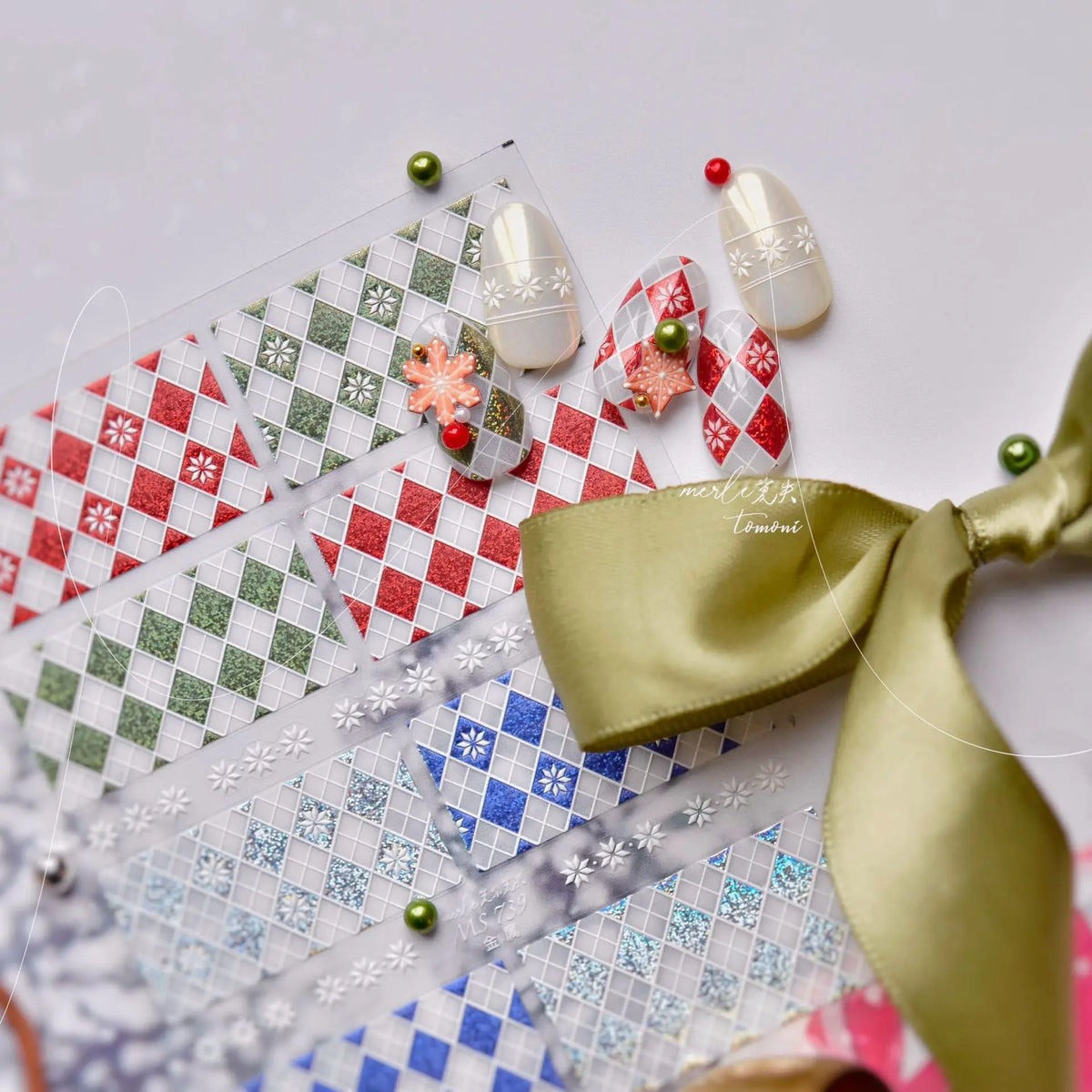 5D Crystal Star Nail Stickers | Rainbow Jelly Shiny Design
