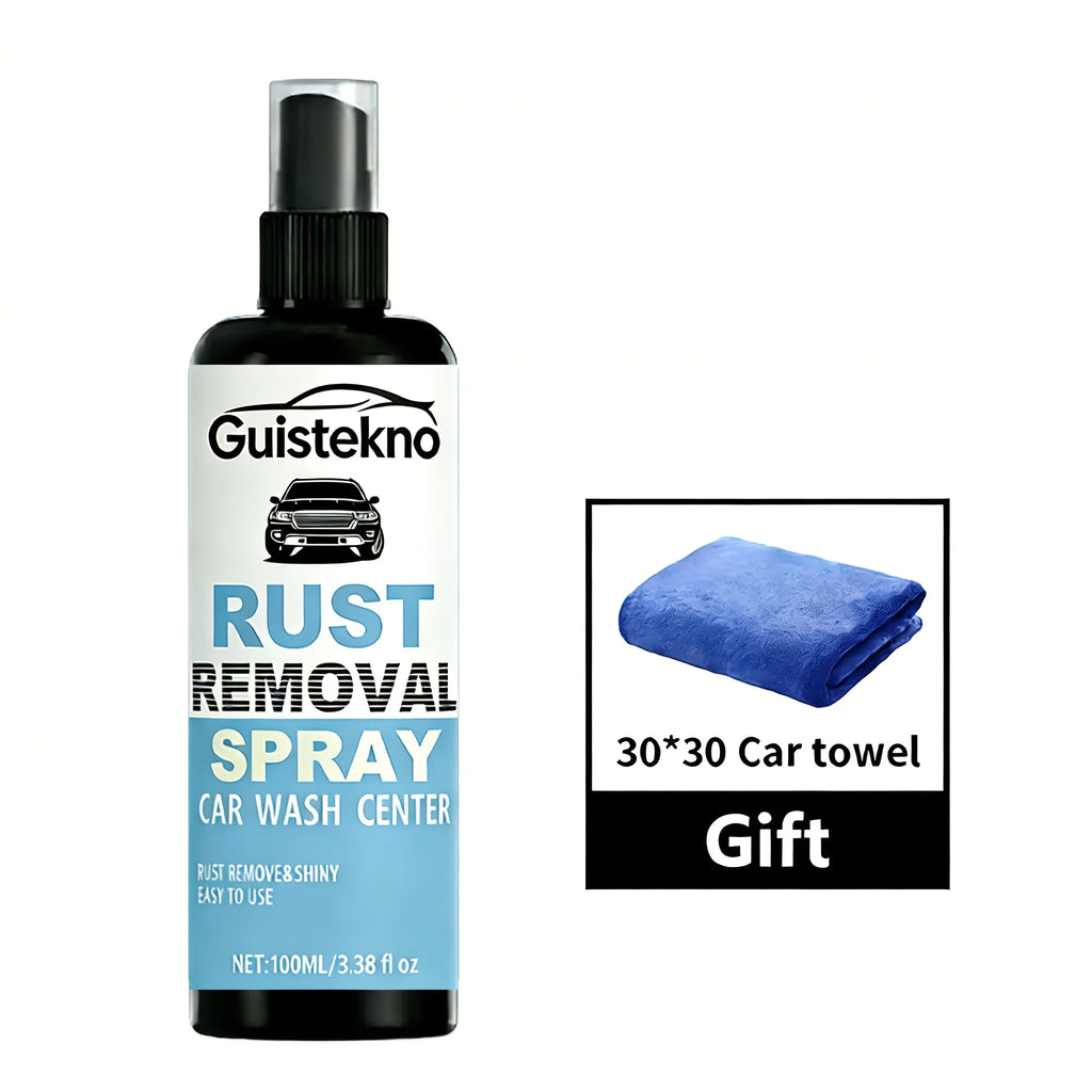 Car Rust Remover Spray 100ml | 3-in-1 Rust Converter Rust Remover Spray QXL