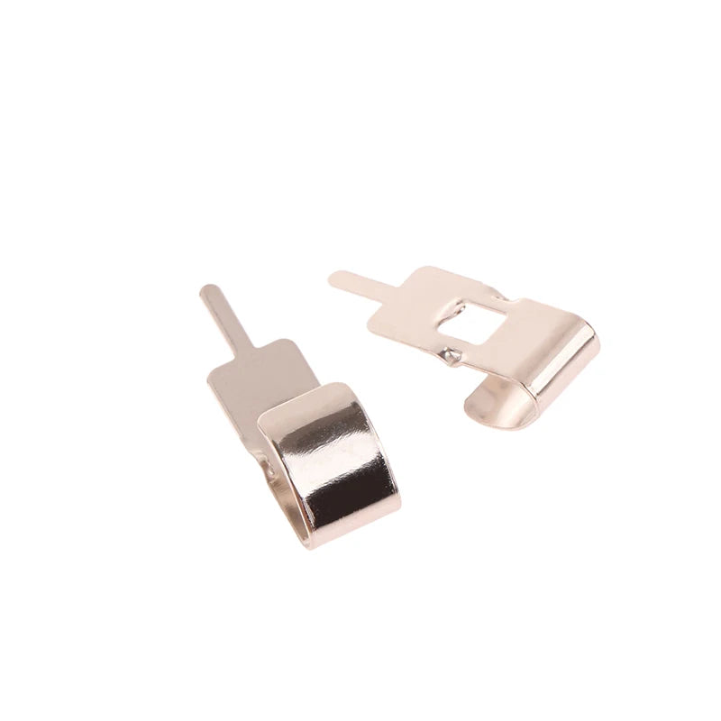 50-Pack Spring Steel 18650 Battery Clips with Contact Insert Battery Clip QXL
