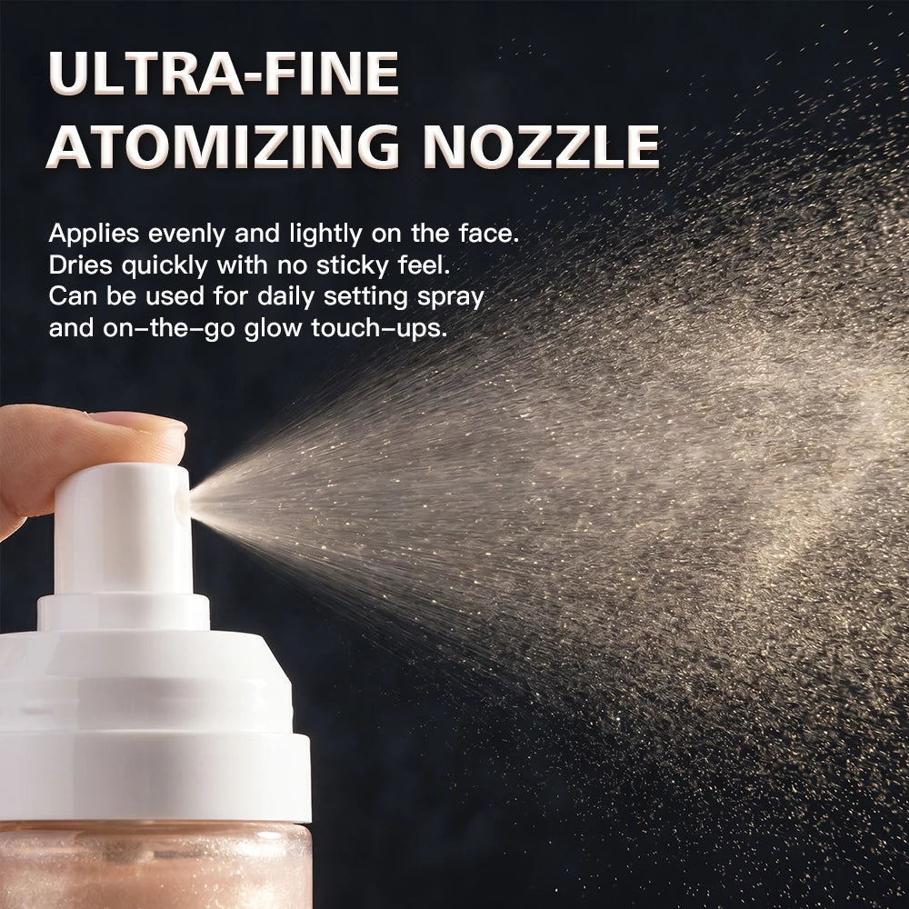 Luminous Setting Spray | Dewy Glow & Long-Lasting Hydration Makeup Setting Spray QXL