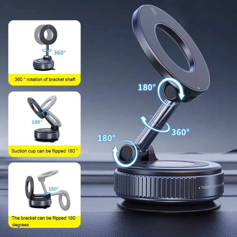 Magnetic Phone Holder 360° Rotation – Car & Desk Mount Car Phone Mount QXL