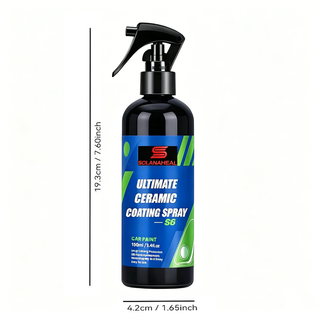Ceramic Coating Spray S6 150ml | Hydrophobic Car Paint Sealant Ceramic Car Coating QXL