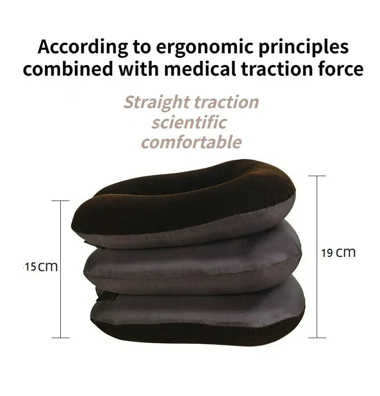 Inflatable Cervical Neck Traction Collar | Adjustable Stretcher Cervical Traction Collar QXL