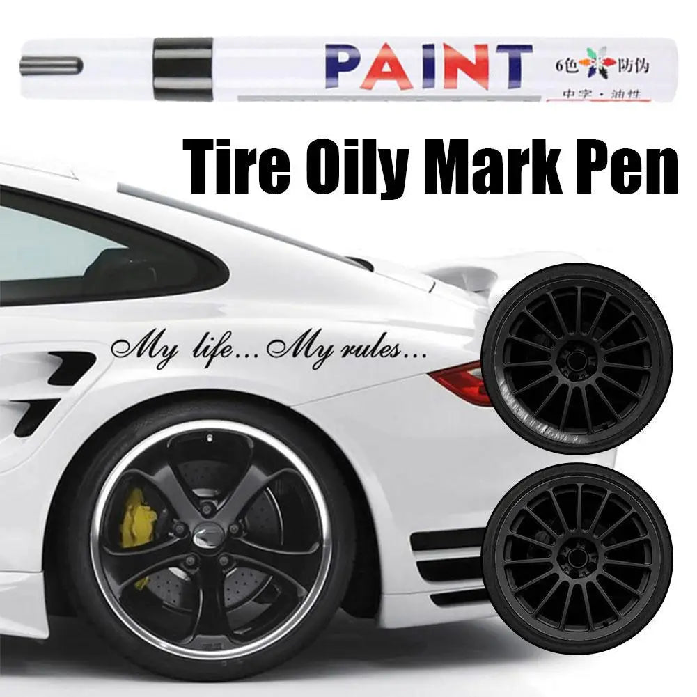Car Scratch Repair Touch-Up Paint Pen | Waterproof Tyre Pen Touch-Up Paint Pen QXL