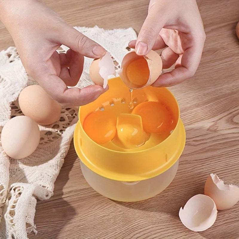 Egg White Separator & Yolk Divider with Storage Box Egg Separator Tool QXL
