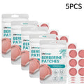 Berberine Transdermal Patches – Metabolism Support, 30 Pack Transdermal Wellness Patch QXL 5PCS