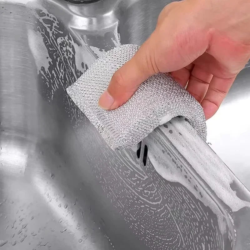 Scratch-Free Kitchen Dishwashing Sponge Wipes | 4/8-Pack Dishwashing Sponge QXL