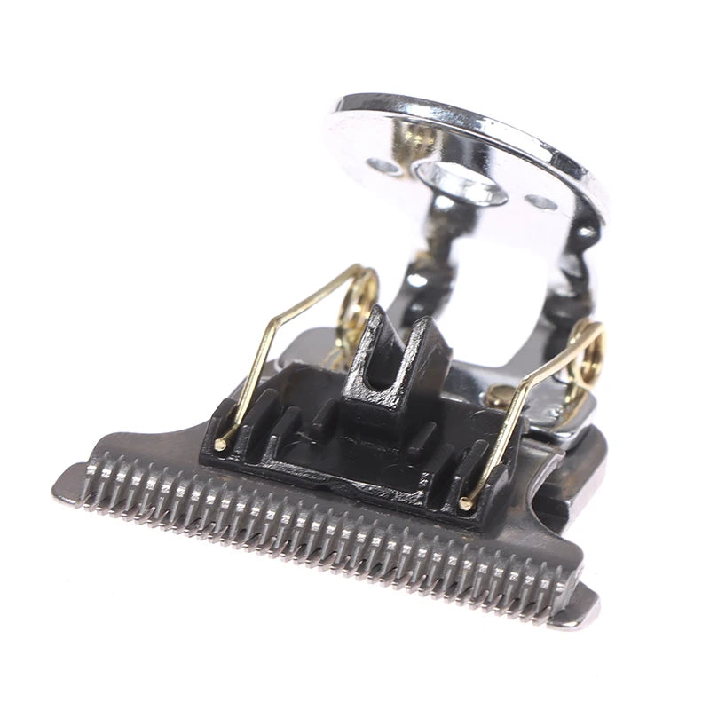 T9 T-Shaped Hair Clipper Replacement Blade with Stand Clipper Replacement Blade QXL Silver
