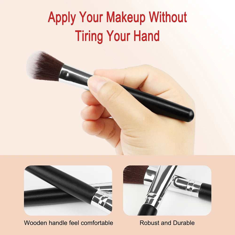 13-Piece Soft Fluffy Makeup Brush & Sponge Set Makeup Brush Set QXL