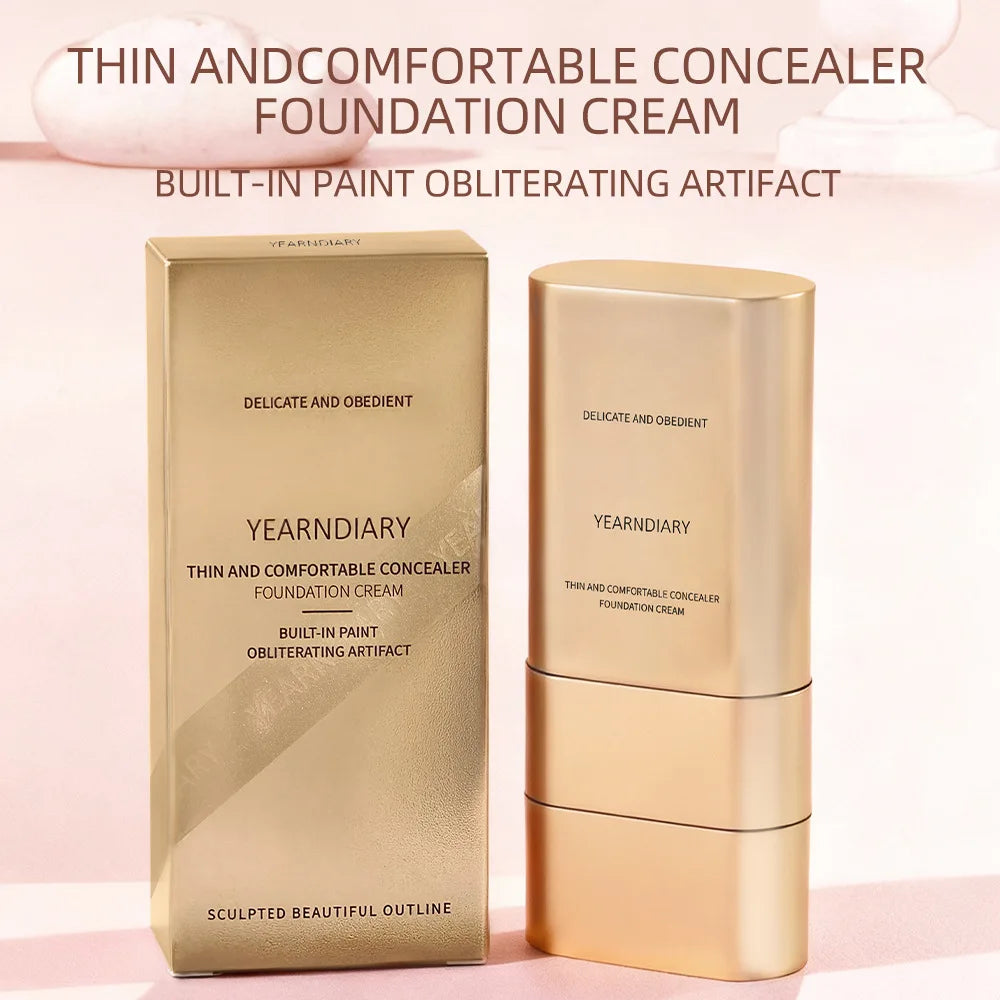 TVLV Double-Ended Concealer Foundation Cream | Long-Lasting Concealer Foundation Cream QXL