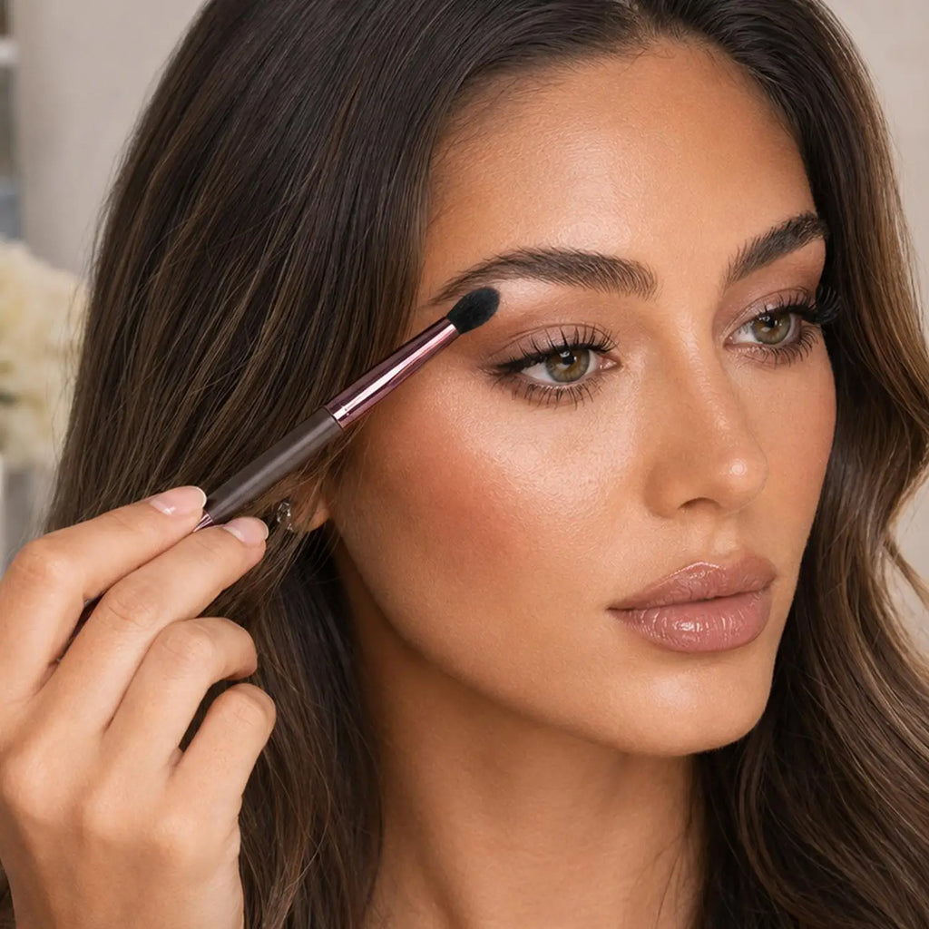 C-Shape Double-Ended Contour & Highlight Makeup Brush Contour Makeup Brush QXL