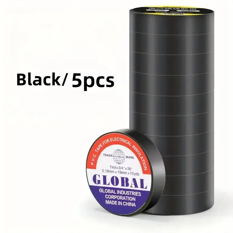 50m Heat-Resistant Black Rubber Electrical Insulating Tape Electrical Insulating Tape QXL