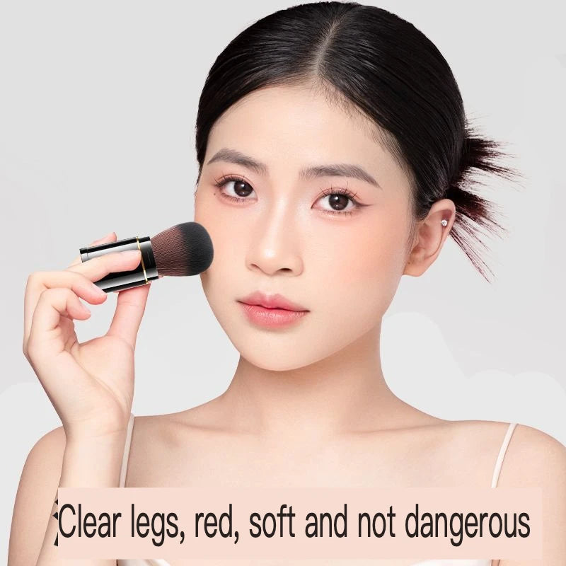 Extendable Blush & Setting Brush | Soft Bristles with Lid Blush Setting Brush QXL
