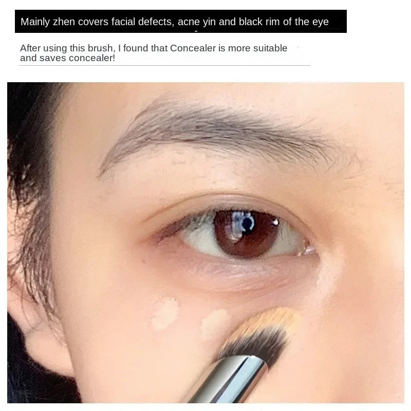 Precision Concealer & Nose Shadow Brush | Soft Fluffy Smudge Concealer Makeup Brush QXL