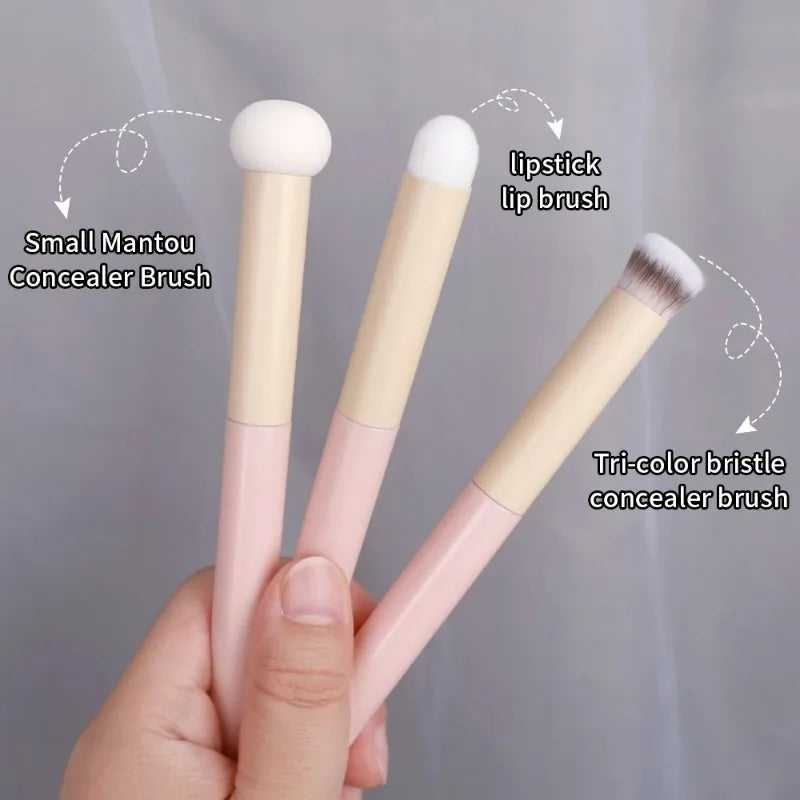 3-Pc Mushroom Sponge Makeup Brush Set – Concealer & Contour Sponge Makeup Brushes QXL