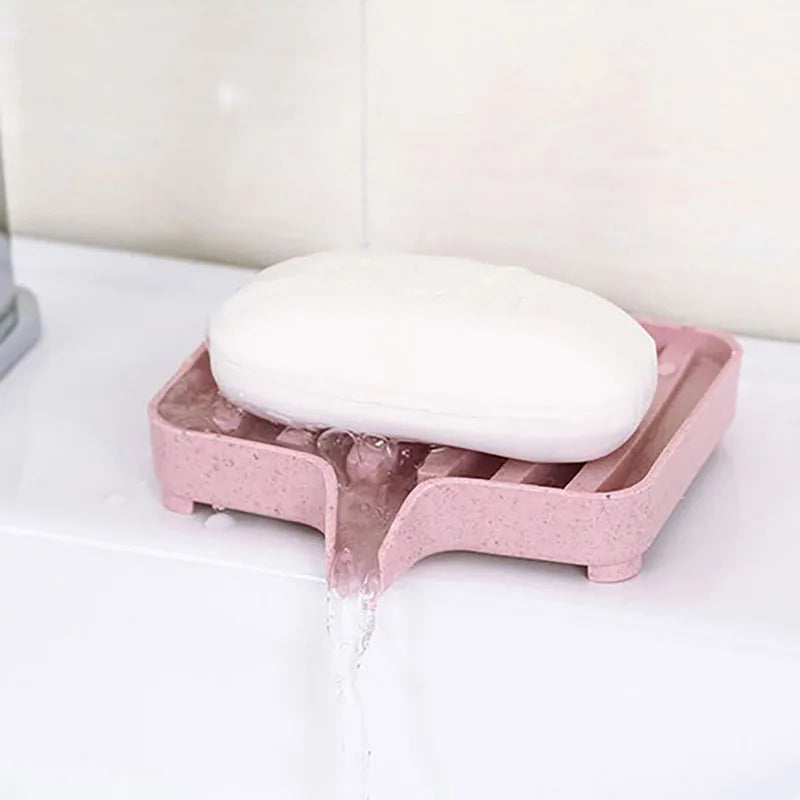 Wheat Straw Draining Soap Dish | Bathroom Soap Holder Soap Dish QXL