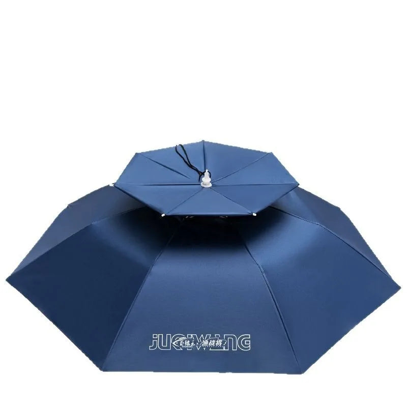 Wearable Head Umbrella – Hands-Free Sun & Rain Hat Outdoor Umbrella Hat QXL