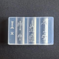 3D Silicone Nail Art Mold – Flower Bow Butterfly Designs Silicone Nail Mold QXL A5