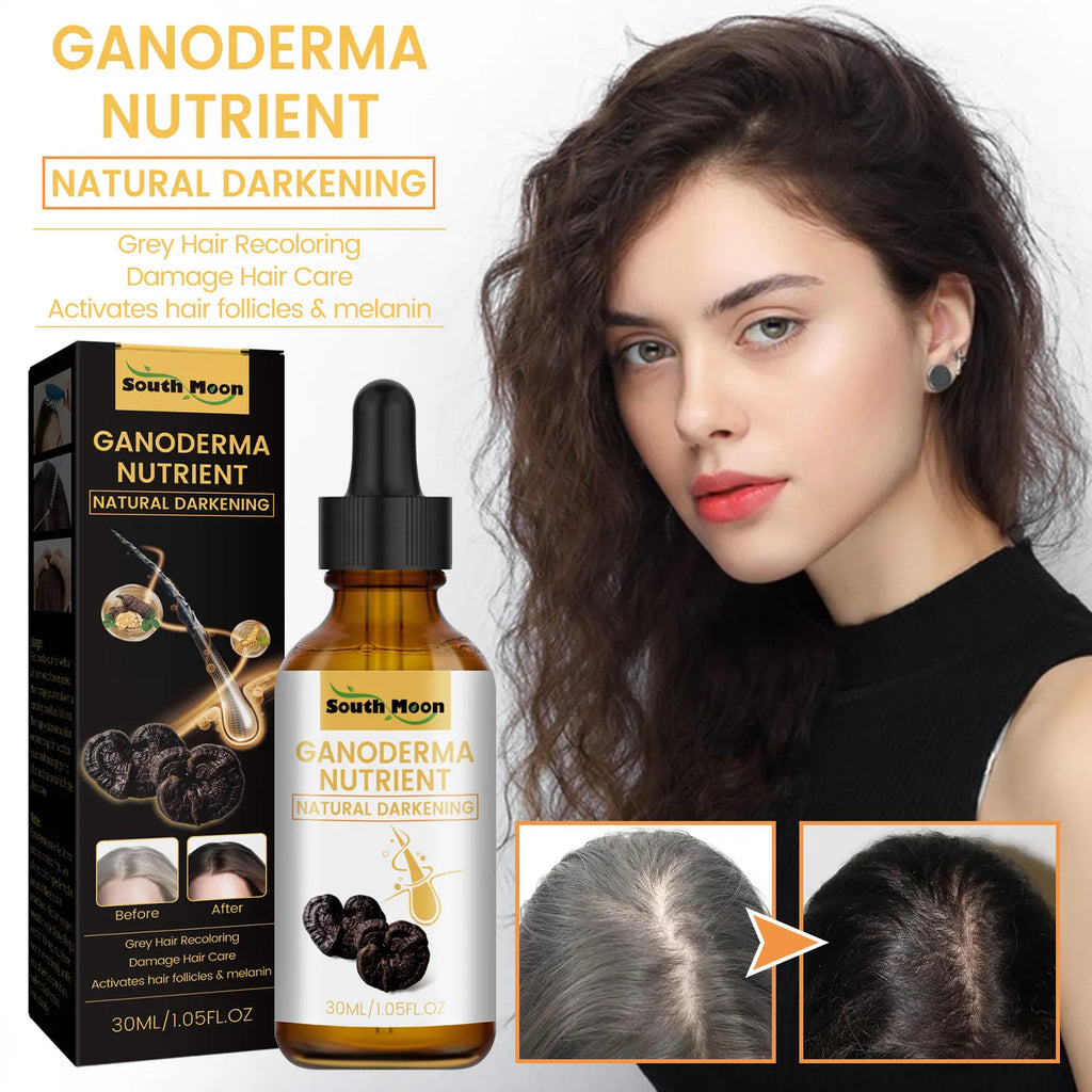 Black Ganoderma Lucidum Hair Scalp Essence | South Moon 30ml Hair Scalp Essence QXL