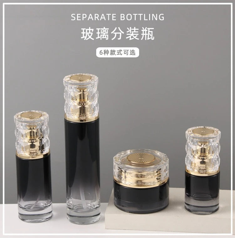 Glass Refillable Spray Bottle 30ml–120ml | Mist & Pump Dispenser Refillable Glass Bottle QXL