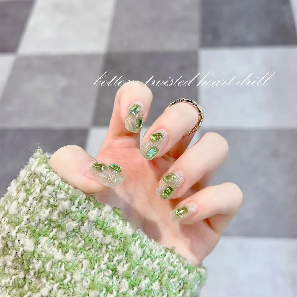 50-Pack 3D Aurora Sugar Cube Crystal Nail Charms | NAILFYOU Nail Art Charms QXL