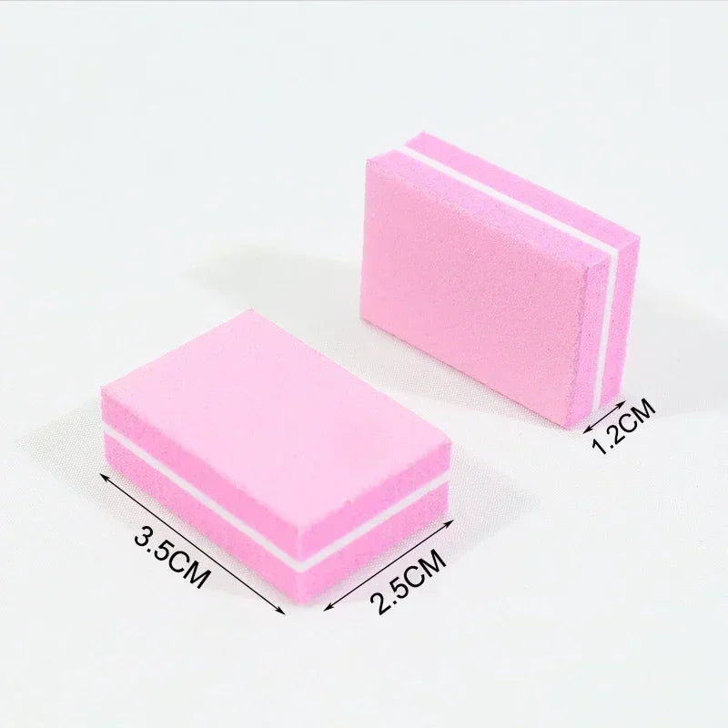 50/100-Pack Mini Nail Buffer Blocks | Manicure & Pedicure Files Nail Buffer Blocks QXL