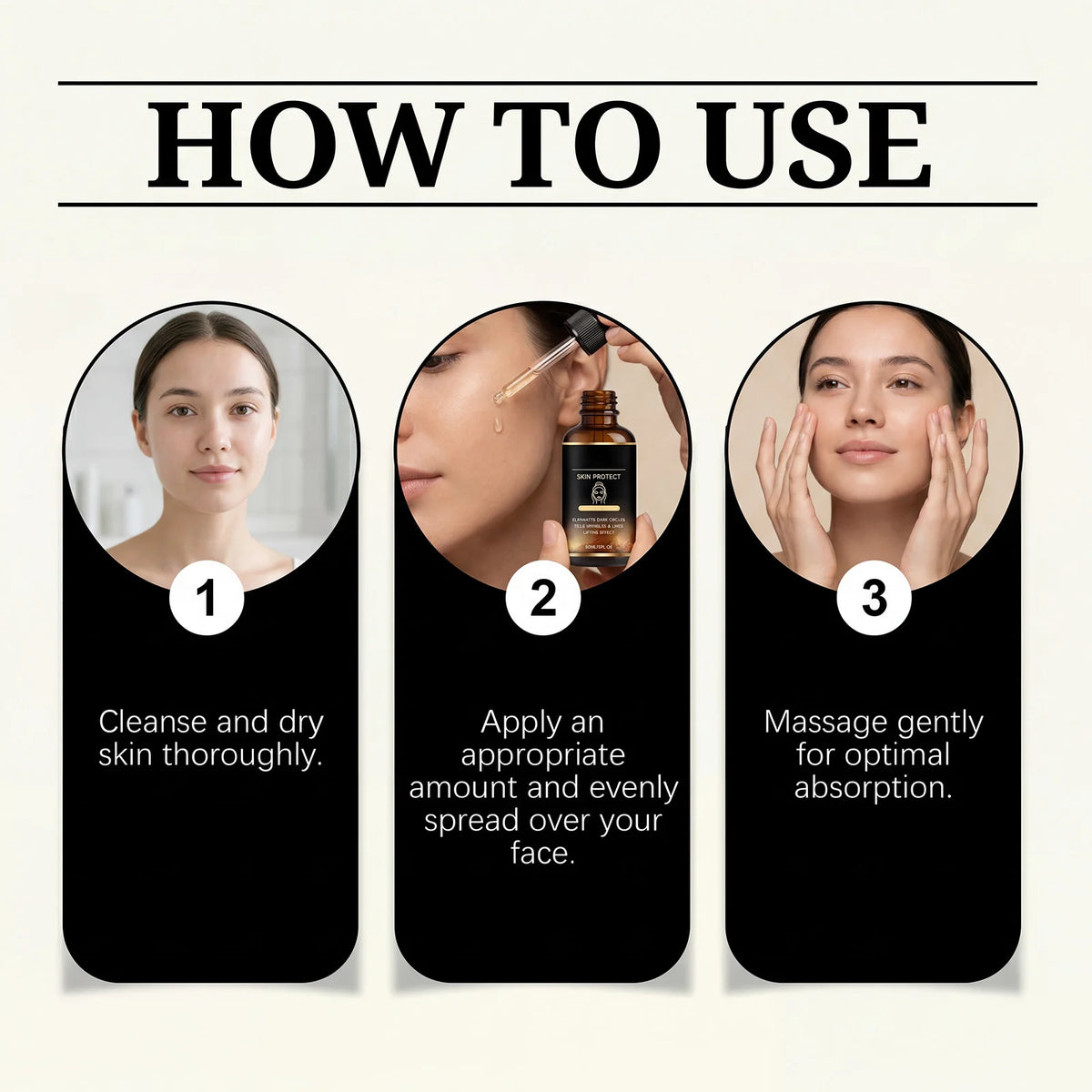 Tightening Face Serum – Firm, Hydrate & Smooth Skin 60ml Anti-Aging Face Serum QXL