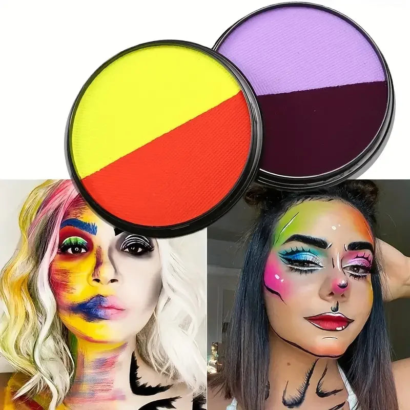 VERONNI 30g Double Color Water-Based Face & Body Paint Face & Body Paint QXL