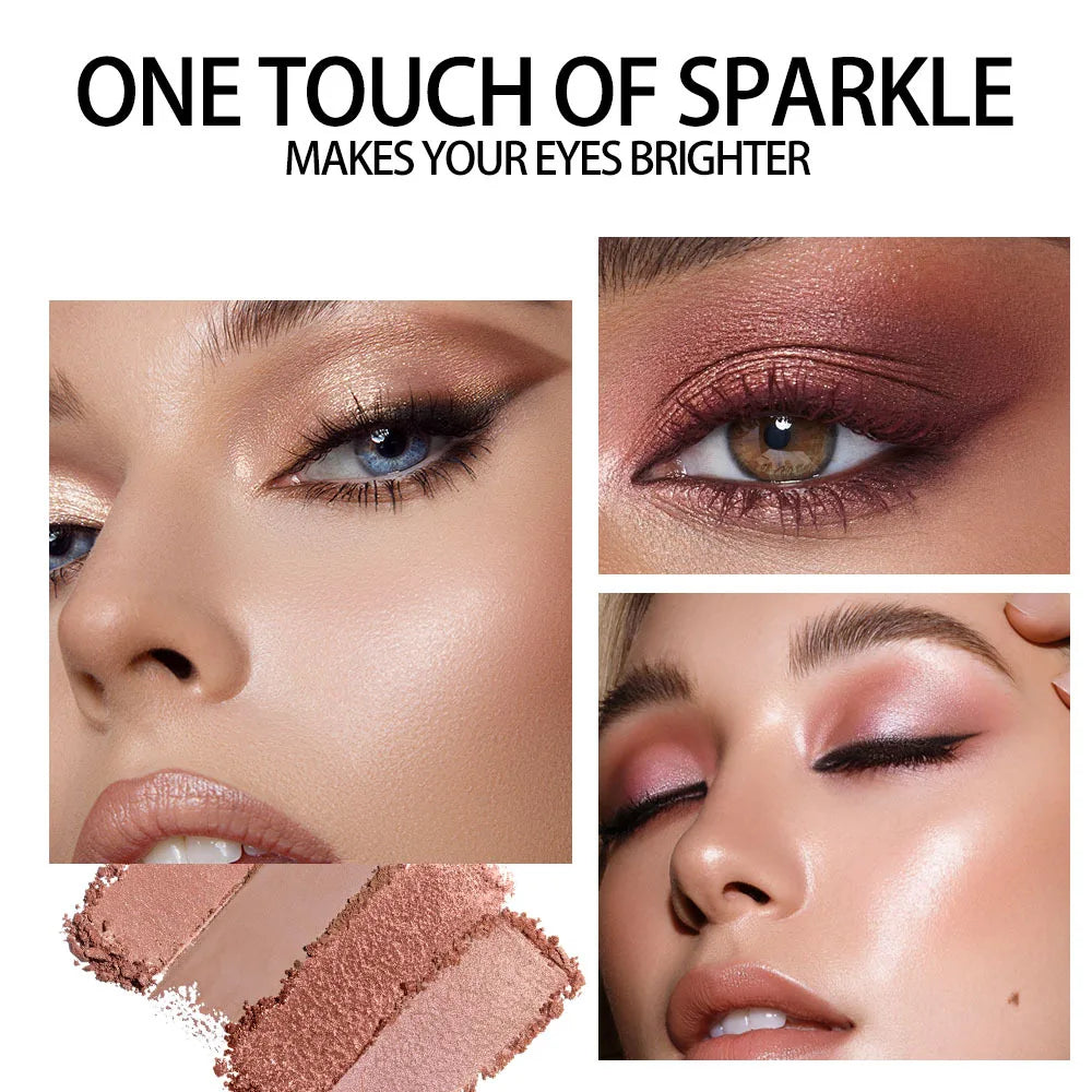 Two-Color Matte Eyeshadow Pen | Waterproof & Long-Lasting Eyeshadow Pen QXL