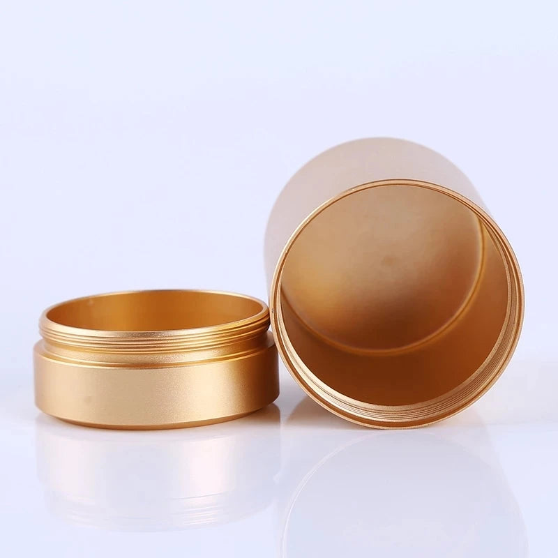 Airtight Stainless Steel Tea & Herb Jar | 60ml & 120ml Caddy Airtight Storage Jar QXL